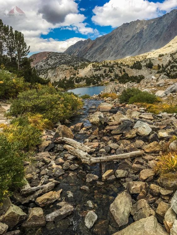 Timberline Tarns inlet stream