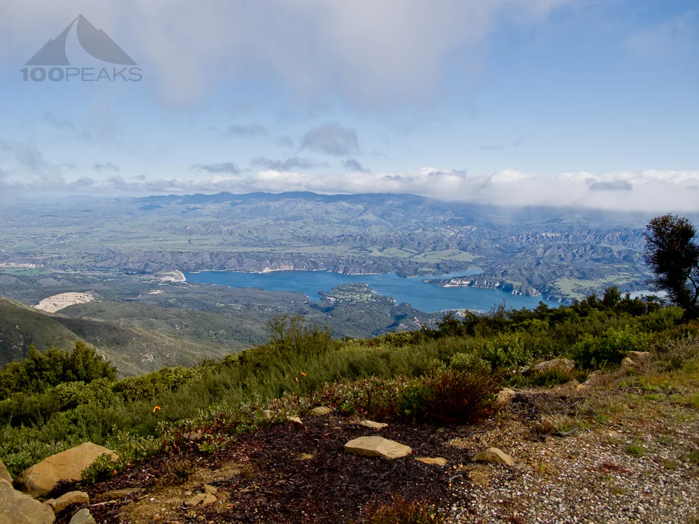Lake Cachuma from Broadcast Peak