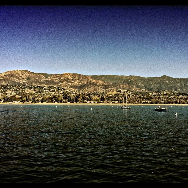 Santa Barabara from Stearns Wharf