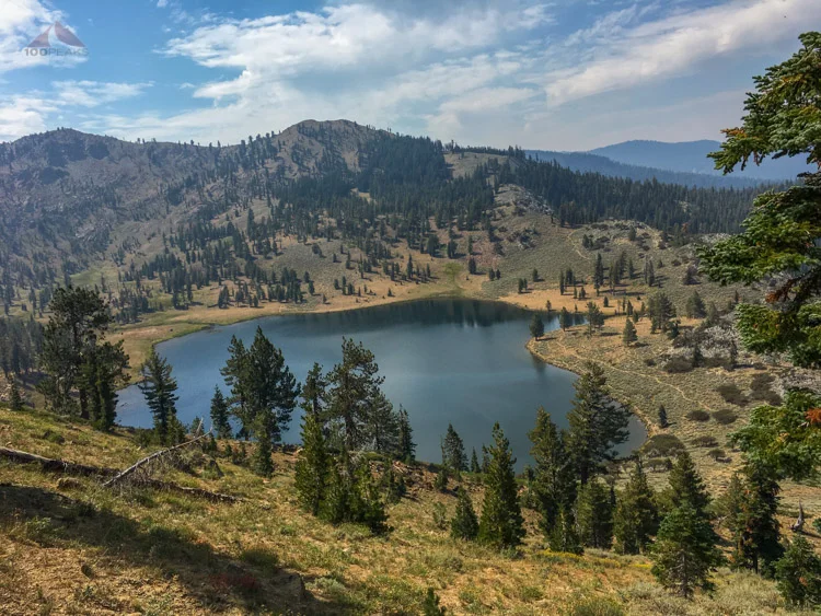 East Boulder Lake from above