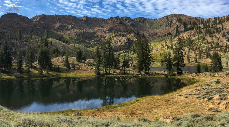 Back along upper boulder lake