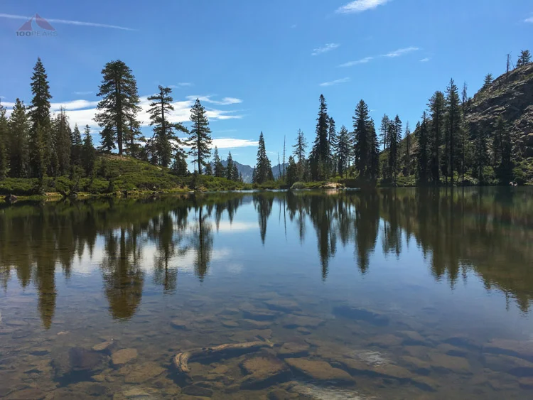 The view from my nap at Big Marshy Lake