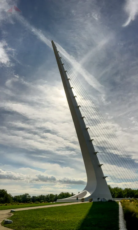 The Sundial Bridge in Redding
