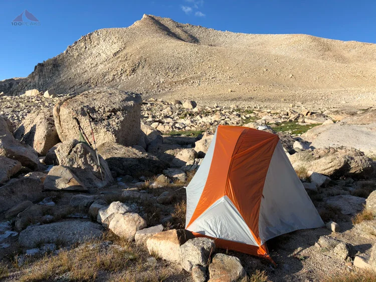My campsite at 11,500’