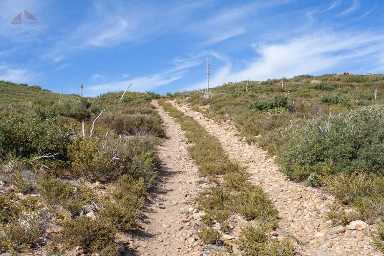 The old road to Garnet Mountain