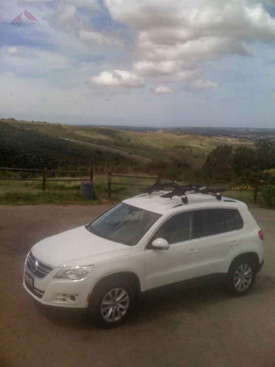 April 2009: My Tiguan, then my trailhead car, shot on original iPhone