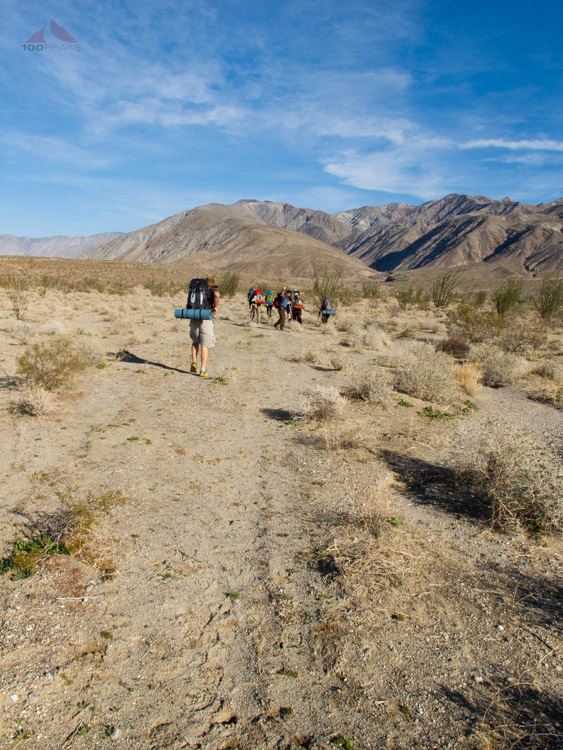 On the way to the ridge
