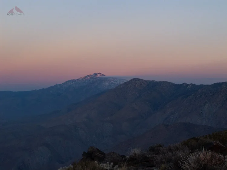 Toro Peak on the way to Rabbit Peak