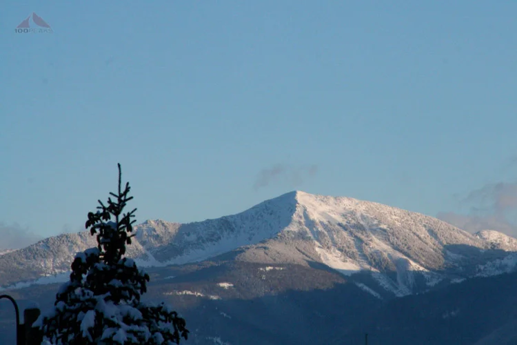 The view from the top of the resort