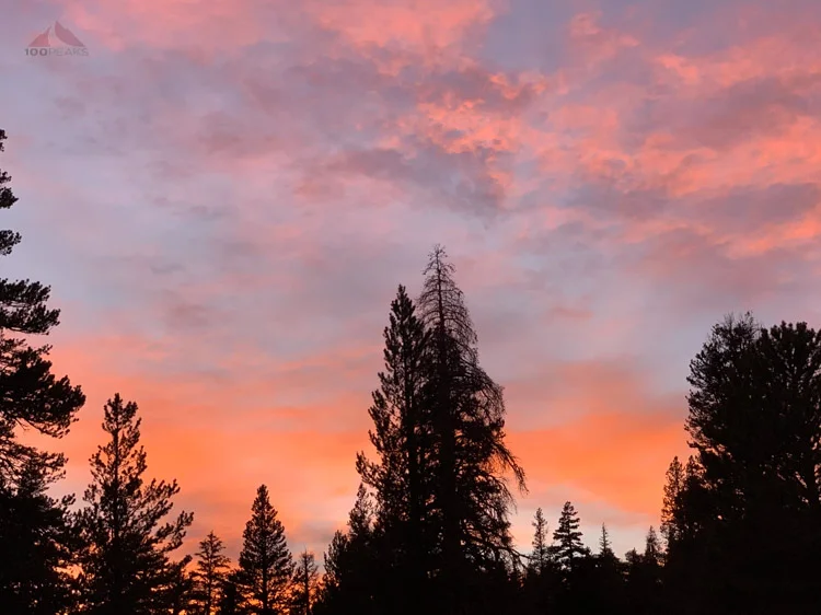 Sunset at Horseshoe Meadow