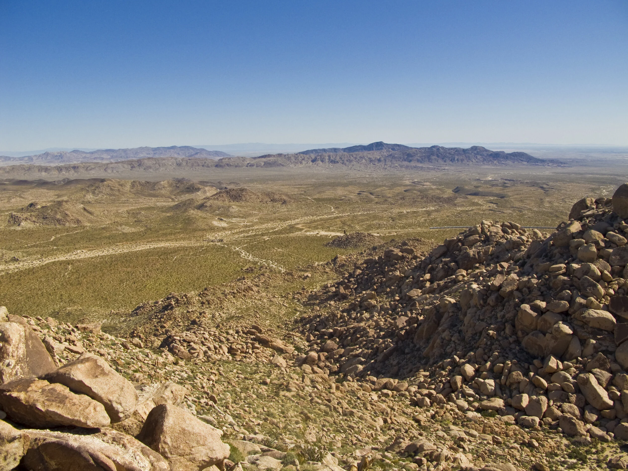 View of Dos Cabezas with Carrizo Mountain in the Distance From Piedras Grandes