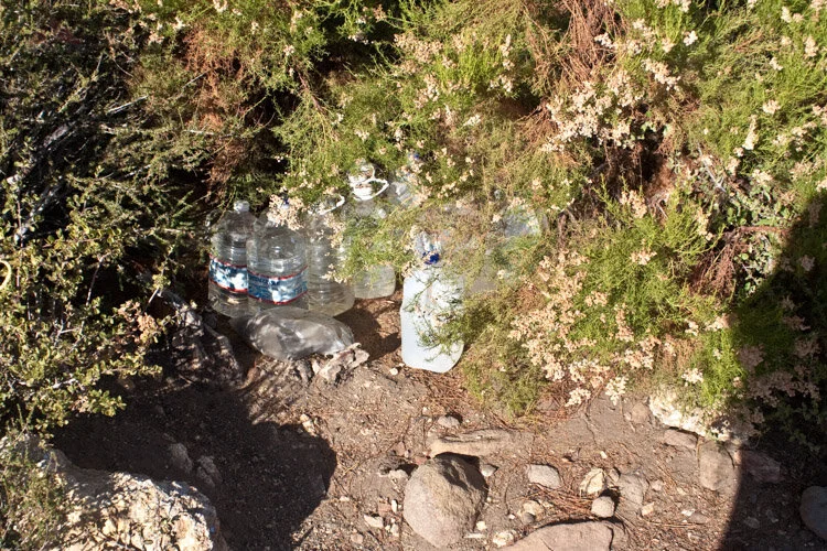PCT water cache