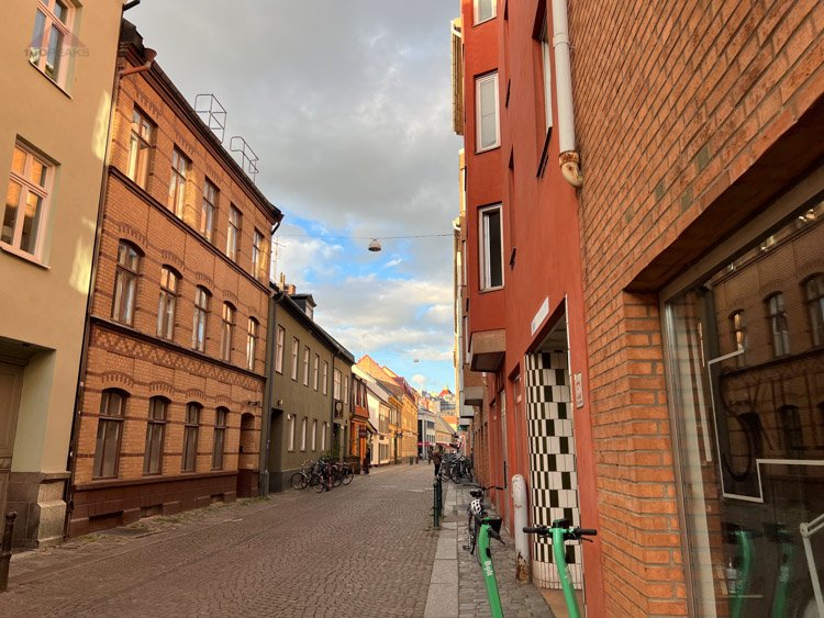 Charming streets in Malmö