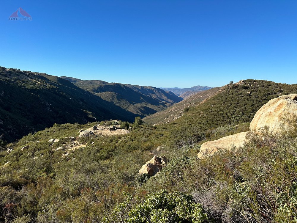 The San Diego River Gorge from Inaja Hill