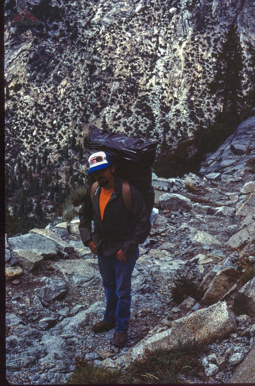 Day 4 - 12 - George heading up the Colby Pass Trail - BackpackSlide_023.jpg