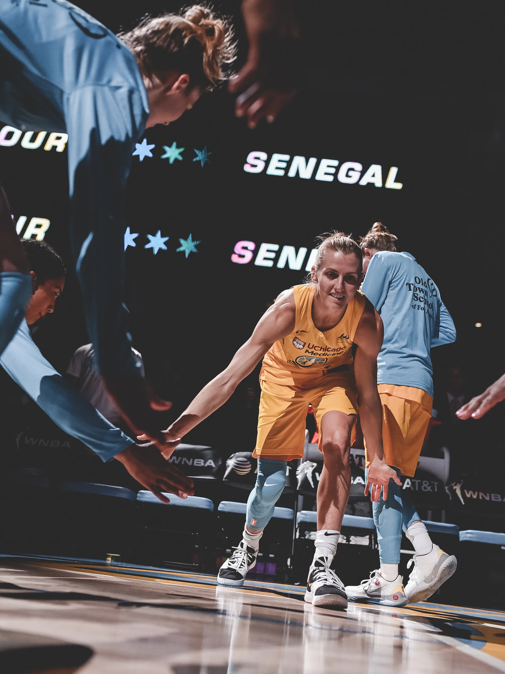  Allie Quigley game introduction vs Dallas Wings 