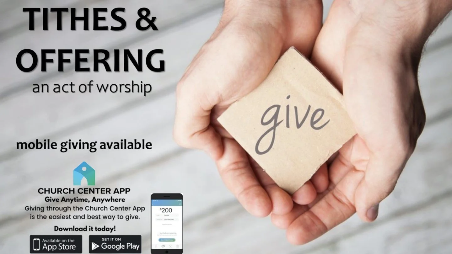 Offering &amp; Giving