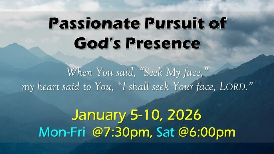 Passionate Pursuit of His Presence (PPP)