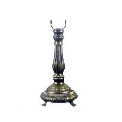 NNL-615M Zinc Alloy Lamp Base W: 16cm, H: 29cm MOQ Requirement: 20pcs