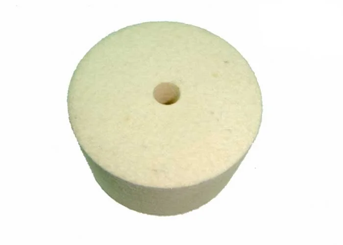 HP76 -R Spare Felt Wheel for HP76 φ Material: Wolle rohweiB Quality: WR65 Density: 0.48g/ cm^3 Height: 40mm Hole: 9mmφ