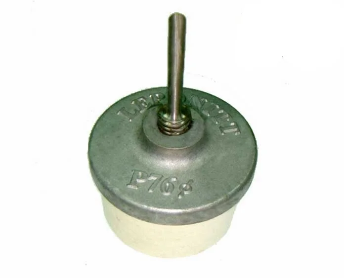 HP76φ Leponitt Polishing Set Scratch removal polishing set including mandrel and pad. Used with Cerium Oxide, 1-CO. Spare parts available.