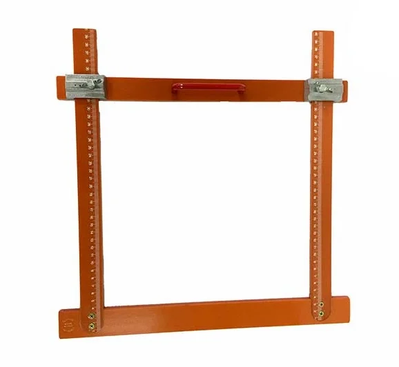 Leponitt Glass Cutting Frame Made by bakelite, light weight and durable. Ideal for mass cutting of any length in frame's width. JRA40 Max. Width: 15"(400mm) JRA60 Max. Width: 23"(600mm) JRA100 Max. Width: 39"(1000mm)