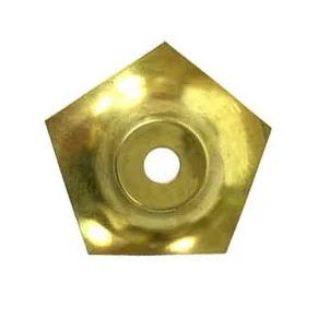 O5SCAP 5-Sided Small Brass Vase Caps Side length: 1-3/4"(45mm)