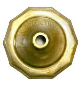 O10CAP 10 Sided Brass Vase Caps Side length: 1"(25mm)