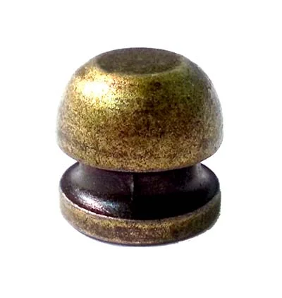 Mushroom Shaped Finial, 15mm(H)×16mm(W) OF20-1 Thread 3/8"(9.5mm)φ × 27T OF20-2 Thread 10mmφ × 1T