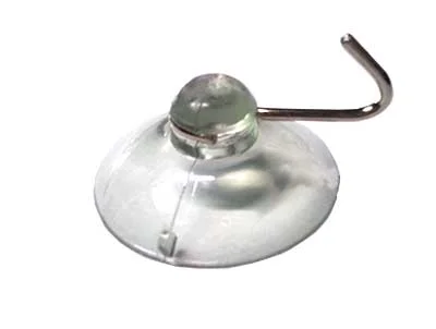 Leponitt Mini Suction Cups, with Metal Hook Attach and remove easily from glass, tile, glazed porcelain, and fiberglass. GSC-20M Cup Dia.: 20mmφ GSC-38M Cup Dia.: 38mmφ GSC-50M Cup Dia.: 50mmφ GSC-60M Cup Dia.: 60mmφ
