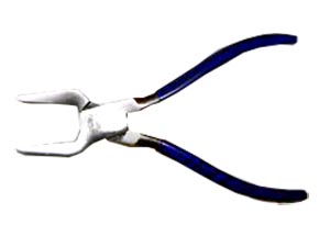 P510 Leponitt Flat Jaw Pliers 8"(200mm) long, ideal for 3~16mmT glass.