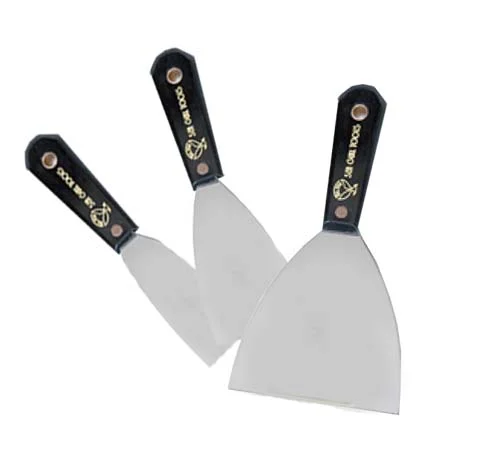 SPK Putty Knife Nylon handle, with blade high carbon steel blade. Knife with available for several sizes flexible blade. SPK1-1/4 : 32mm width blade SPK1-1/2 : 32mm width blade SPK2 : 51mm width blade SPK3 : 76mm width blade SPK4 : 102mm width blade SPK5 : 127mm width blade SPK6 : 152mm width balde