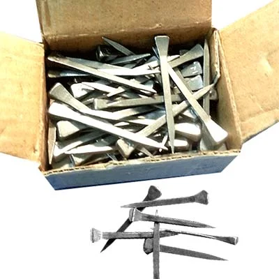 SHN-5-100Leponitt Horseshoe Nails 100pcs/box. For lead work & panel work use. Horseshoe nails are 5cm in length, and have two flat sides and large head. Which can help hold pieces of glass in the channels while the panel is being leaded up. Everyone can hammer them easily to wooden board while work, and pull them with just a gentle wiggle.