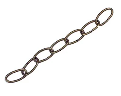 Oval Lamp Chain OOC-2.8 : 38mm×19mm×2.8mmT OOC-3.8 : 38mm×19mm×3.8mmT
