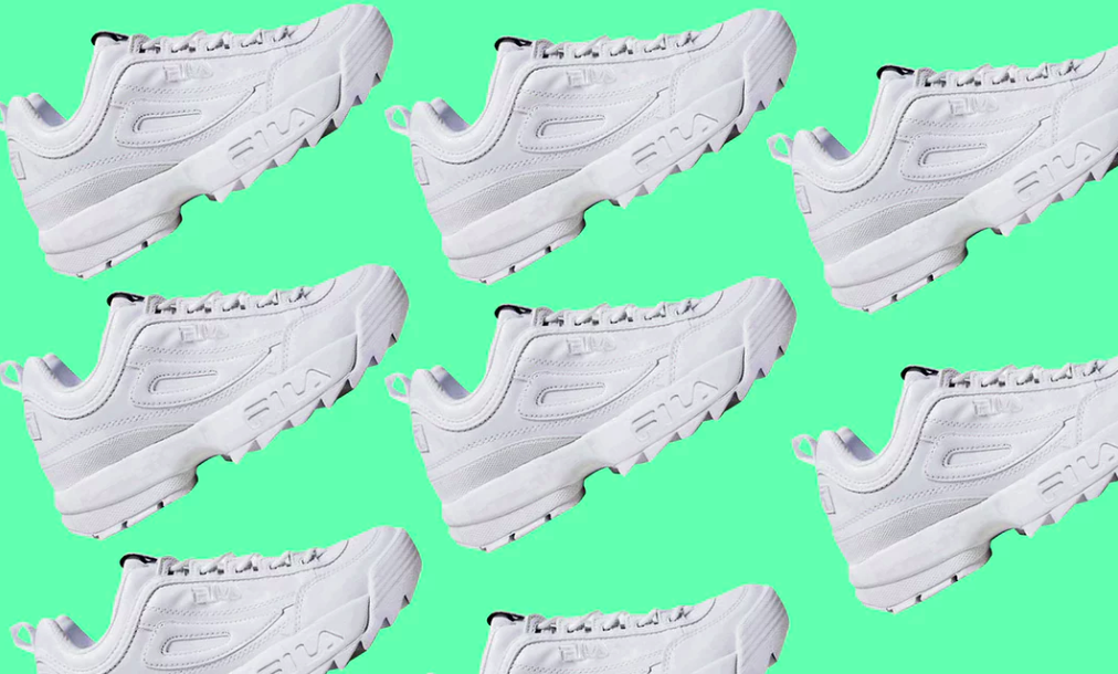  Fila Disruptors … everyone wants a pair. Photograph: Fila
