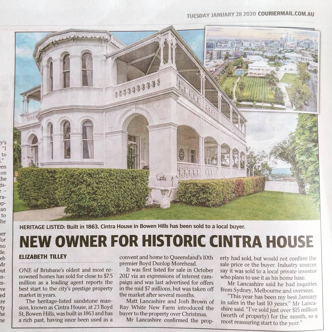 My Great great great Grandfather's residence Cintra House has new owners. Would love to see its continued preservation for further generations!