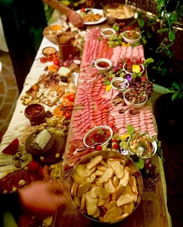 Love is in the details. ⁠
A feast of cheeses, charcuterie, and handmade crackers, all crafted to celebrate the beauty of gathering together.⁠
For moments as unforgettable as the love they honor. 💕⁠
⁠
⁠
⁠
#RomanticDining #WeddingRomance #SeventhRayMa