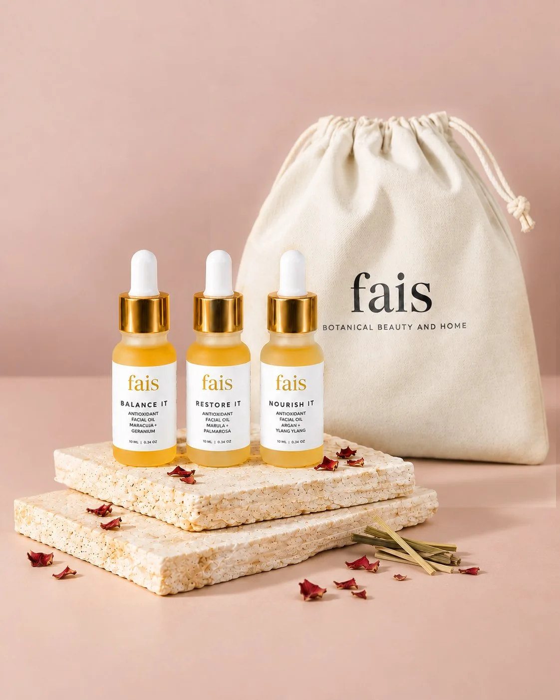 Antioxidant Facial Oils Discovery Set – Balance It, Nourish It & Restore It