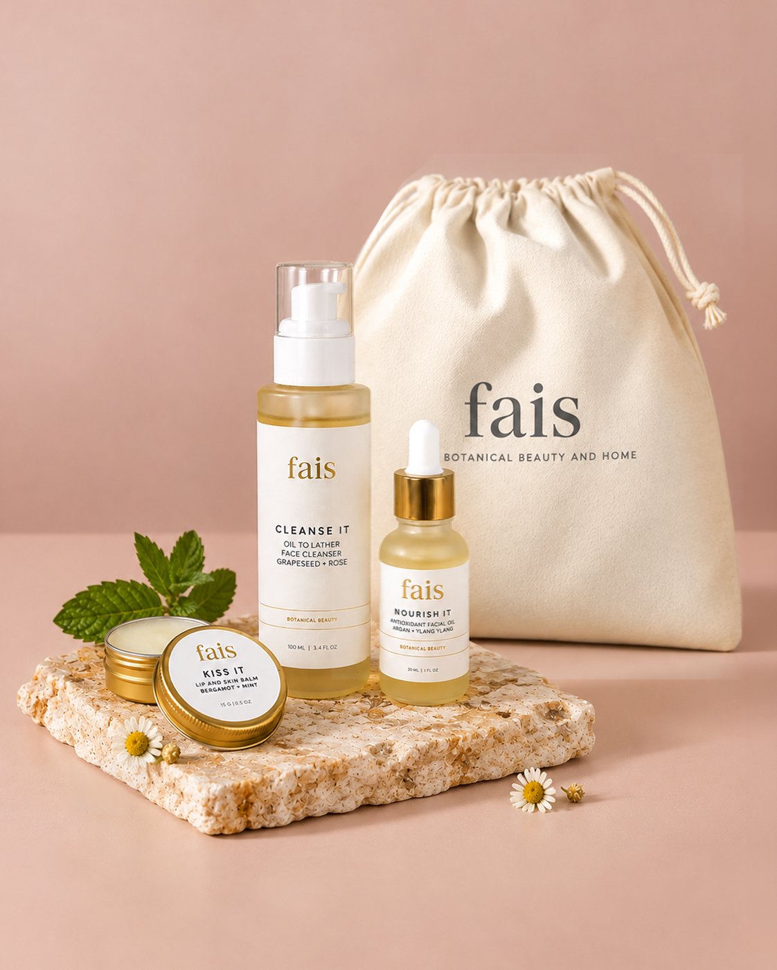 Customisable Vegan Face Care Pamper Set