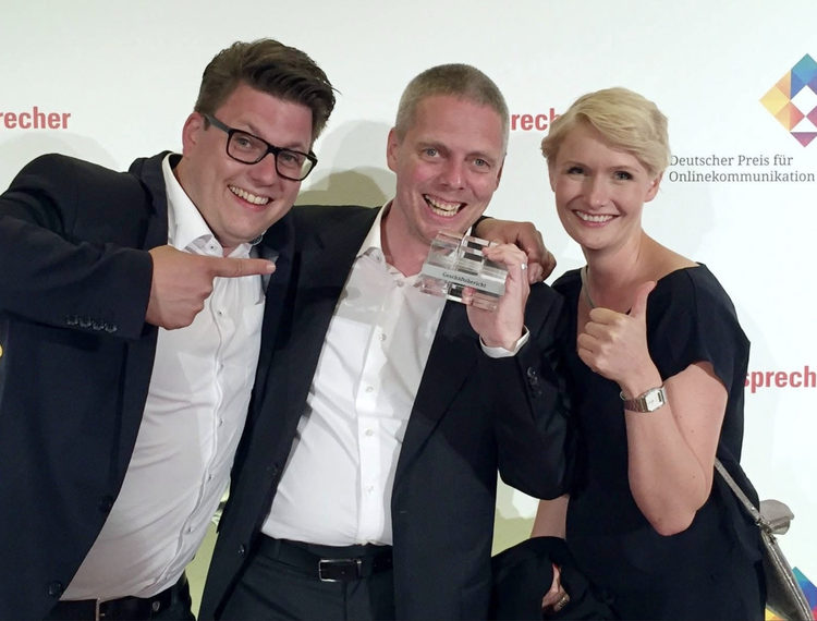 Gold at the German Award for Online Communication for the Roche digital annual report