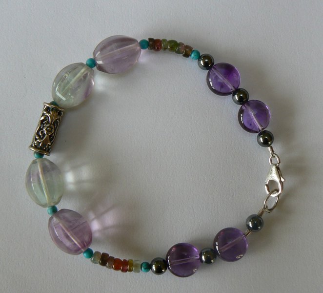 semi precious stones bracelet £30