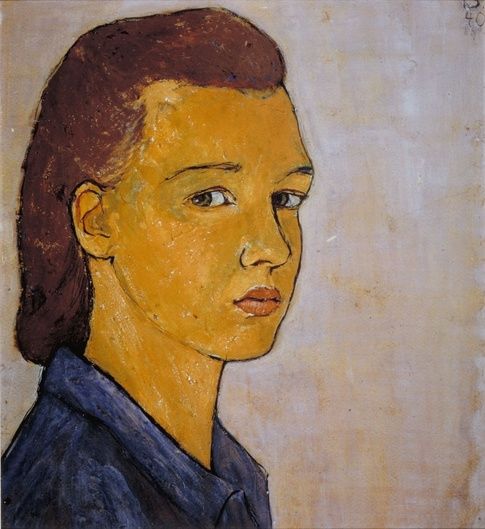 Charlotte Salomon: Self-portrait 1940. All the works by Charlotte Salomon are Courtesy the Jewish Historical Museum © Charlotte Salomon Foundation