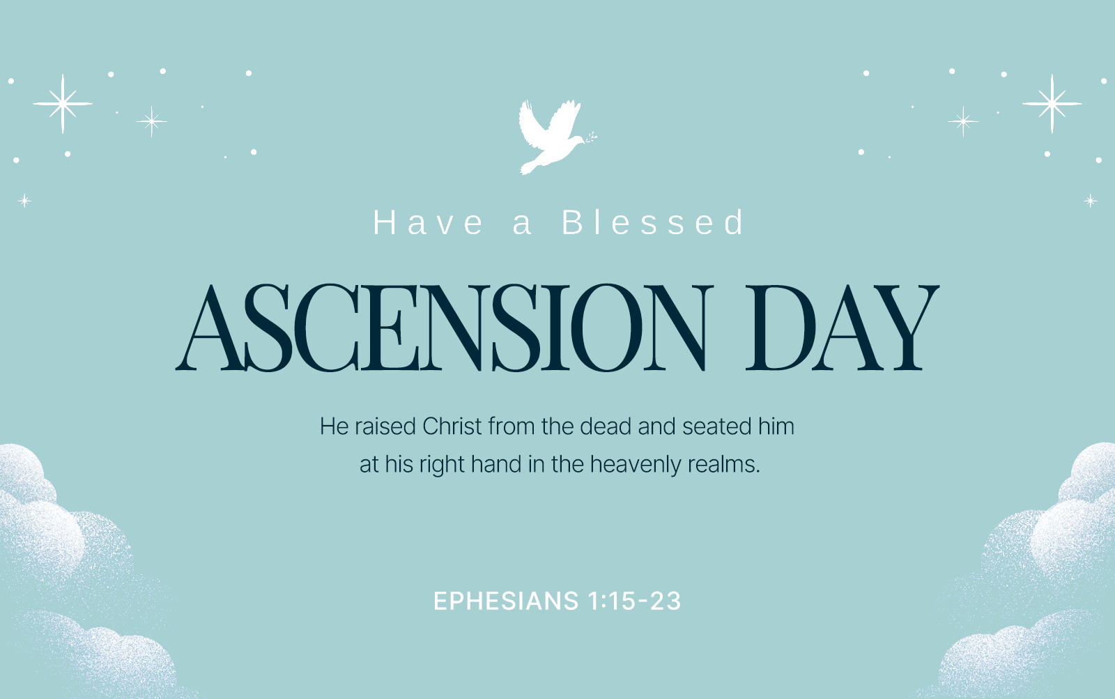 Ascension Sunday ( Power  for change ) - Ephesians 1:15-23