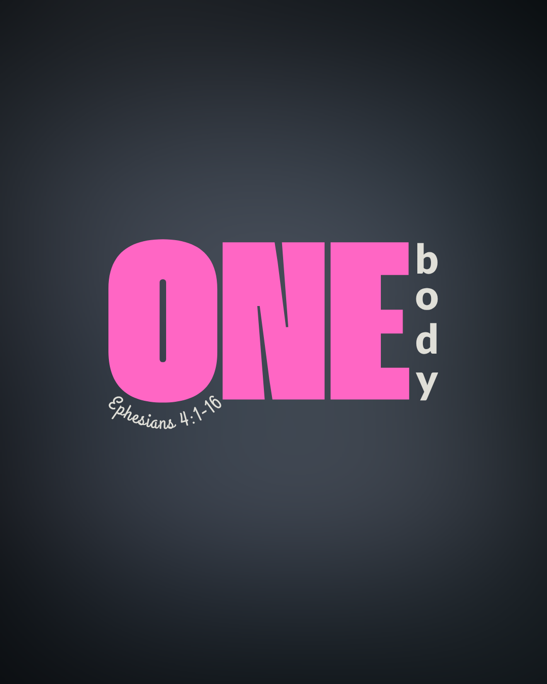 One Body - Ephesians 4:1-6