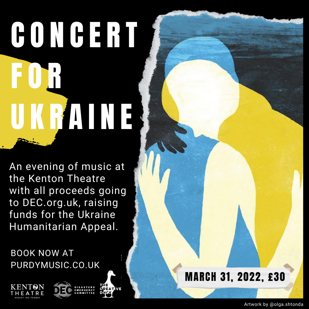 Concert for Ukraine (March 31st 2022) — REBECCA POOLE * PURDY MUSIC
