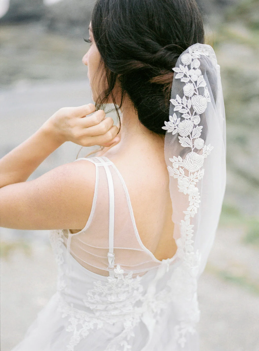 beach wedding hair