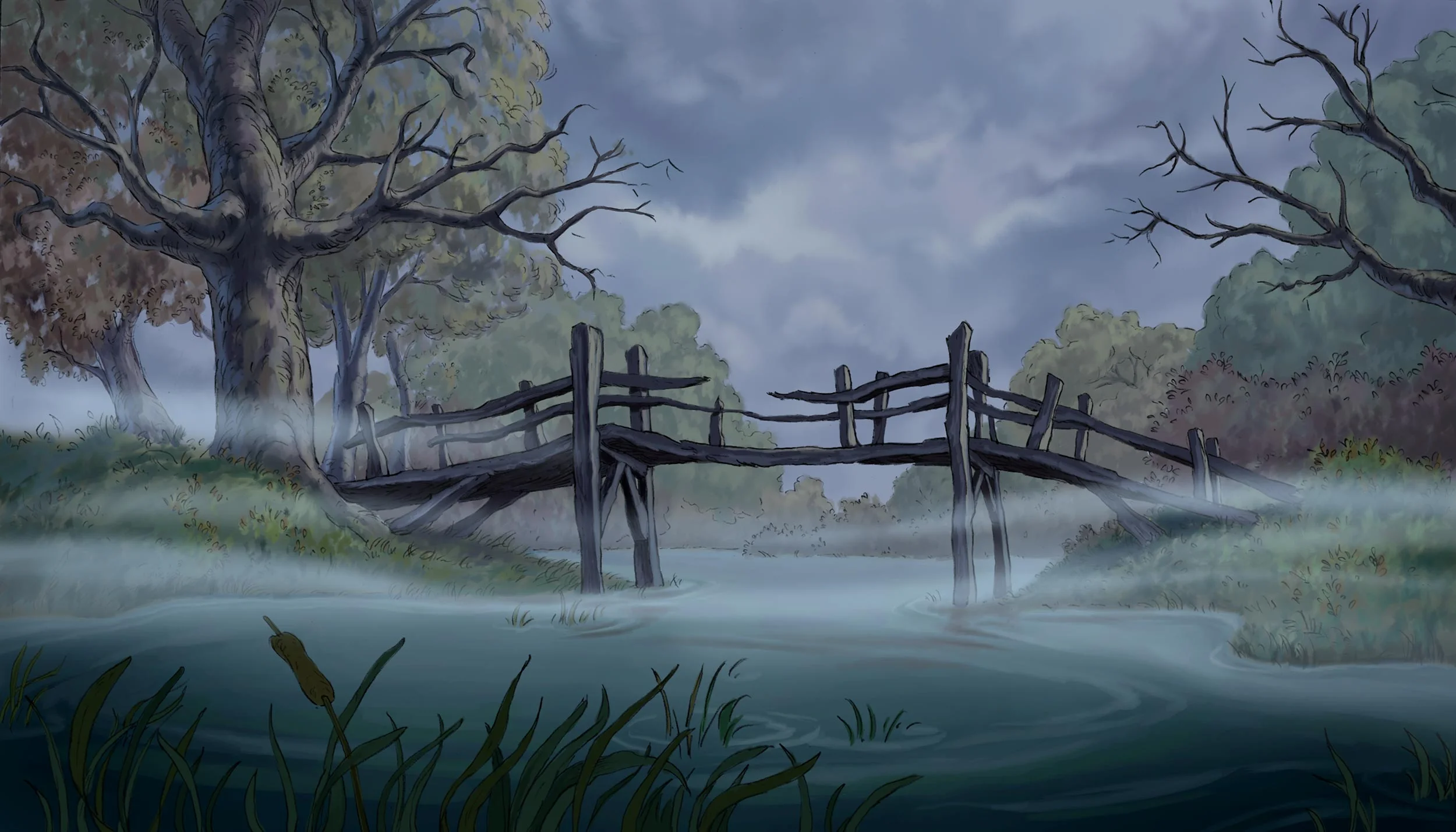 Digitally painted in Photoshop. Copyright © 2005 Disney