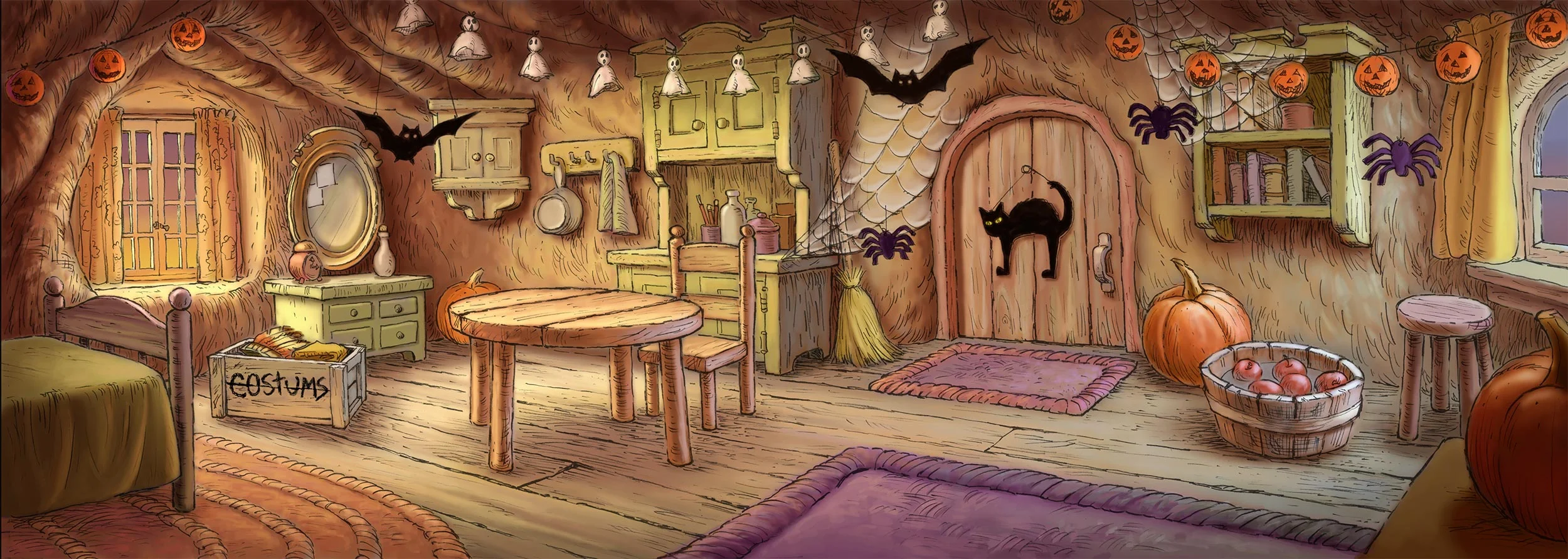Digitally painted in Photoshop. Copyright © 2005 Disney