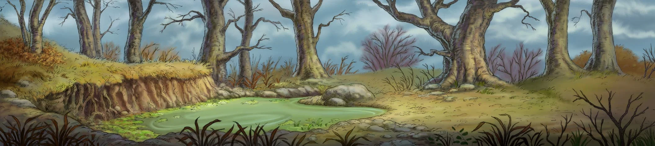 Digitally painted in Photoshop. Copyright © 2005 Disney