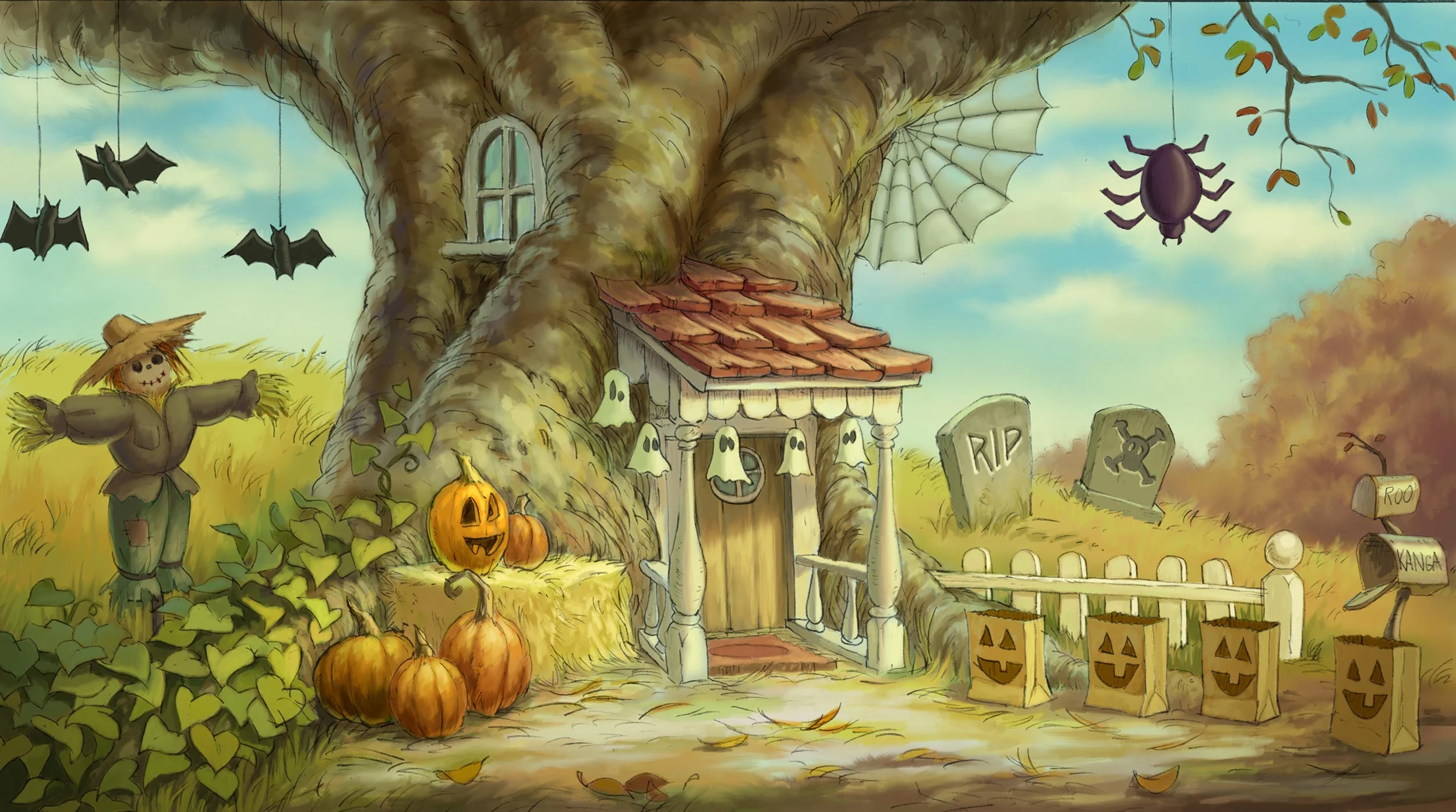 Digitally painted in Photoshop. Copyright © 2005 Disney
